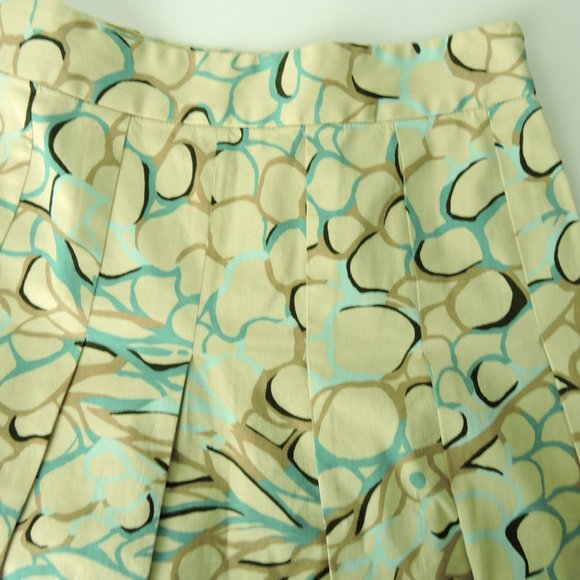 Lilly Pulitzer skirt pleated A-line cotton - Picture 4 of 8